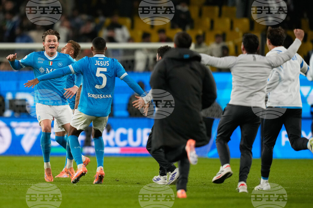 APTOPIX Saudi Italy Soccer Super Cup