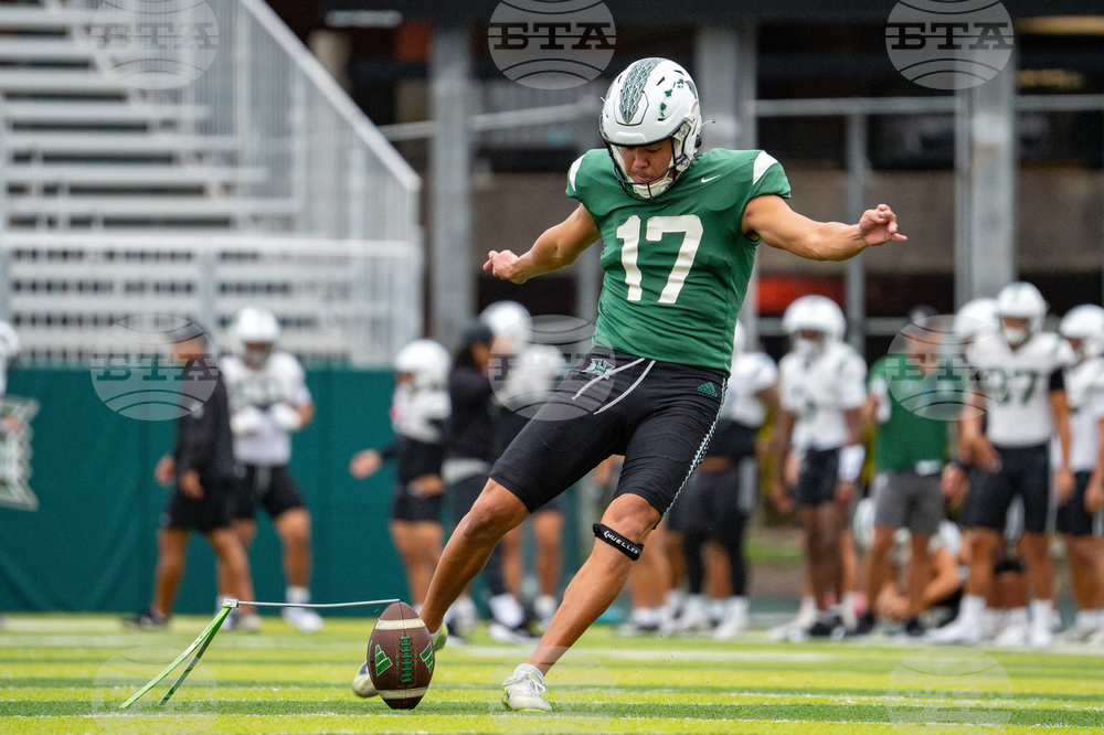 Hawaii Japanese Kicker Football