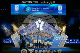 APTOPIX Saudi Italy Soccer Super Cup