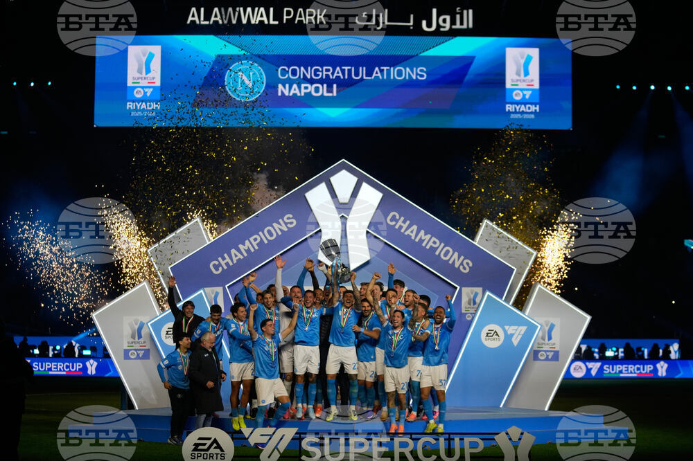 APTOPIX Saudi Italy Soccer Super Cup