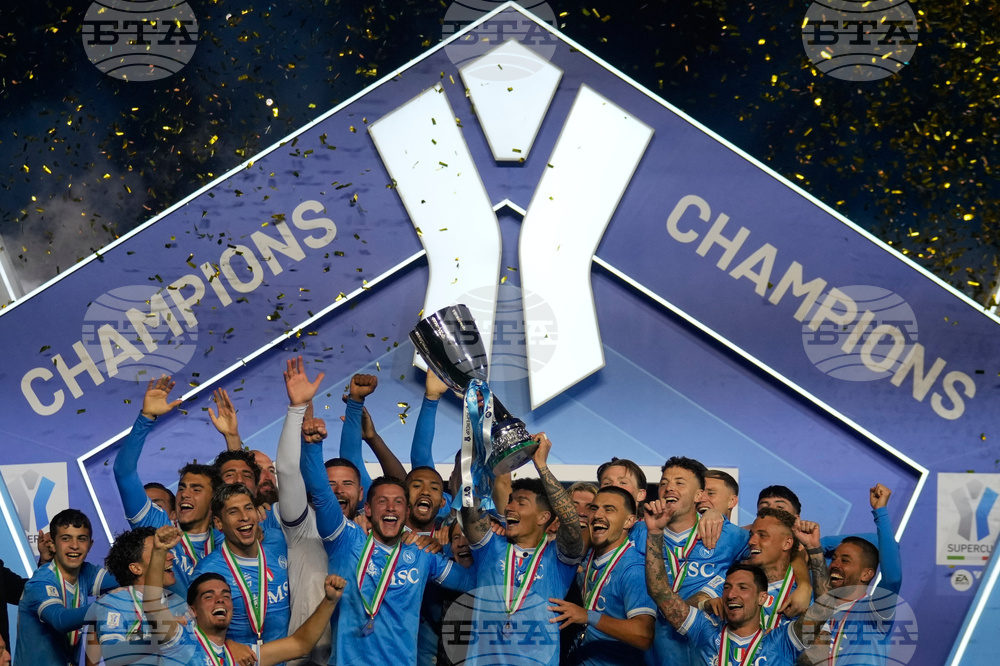 APTOPIX Saudi Italy Soccer Super Cup