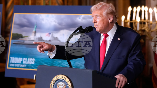 Тръмп обяви, че САЩ ще конструират нов клас бойни кораби, който ще носи неговото име
