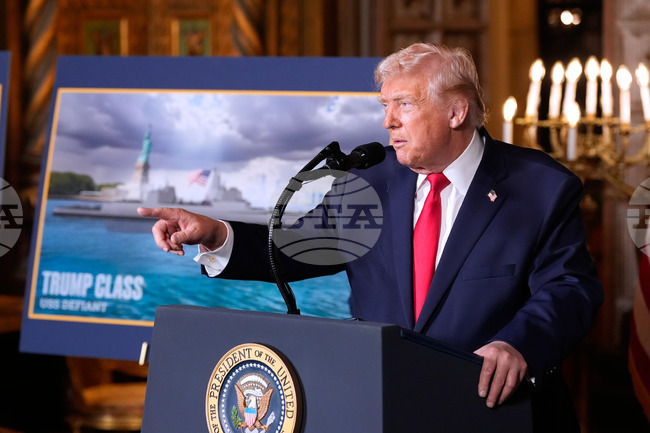 Тръмп обяви, че САЩ ще конструират нов клас бойни кораби, който ще носи неговото име