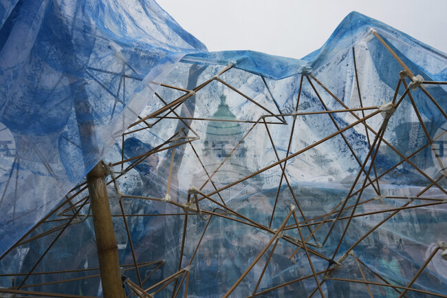 APTOPIX Argentina Glaciers Protest