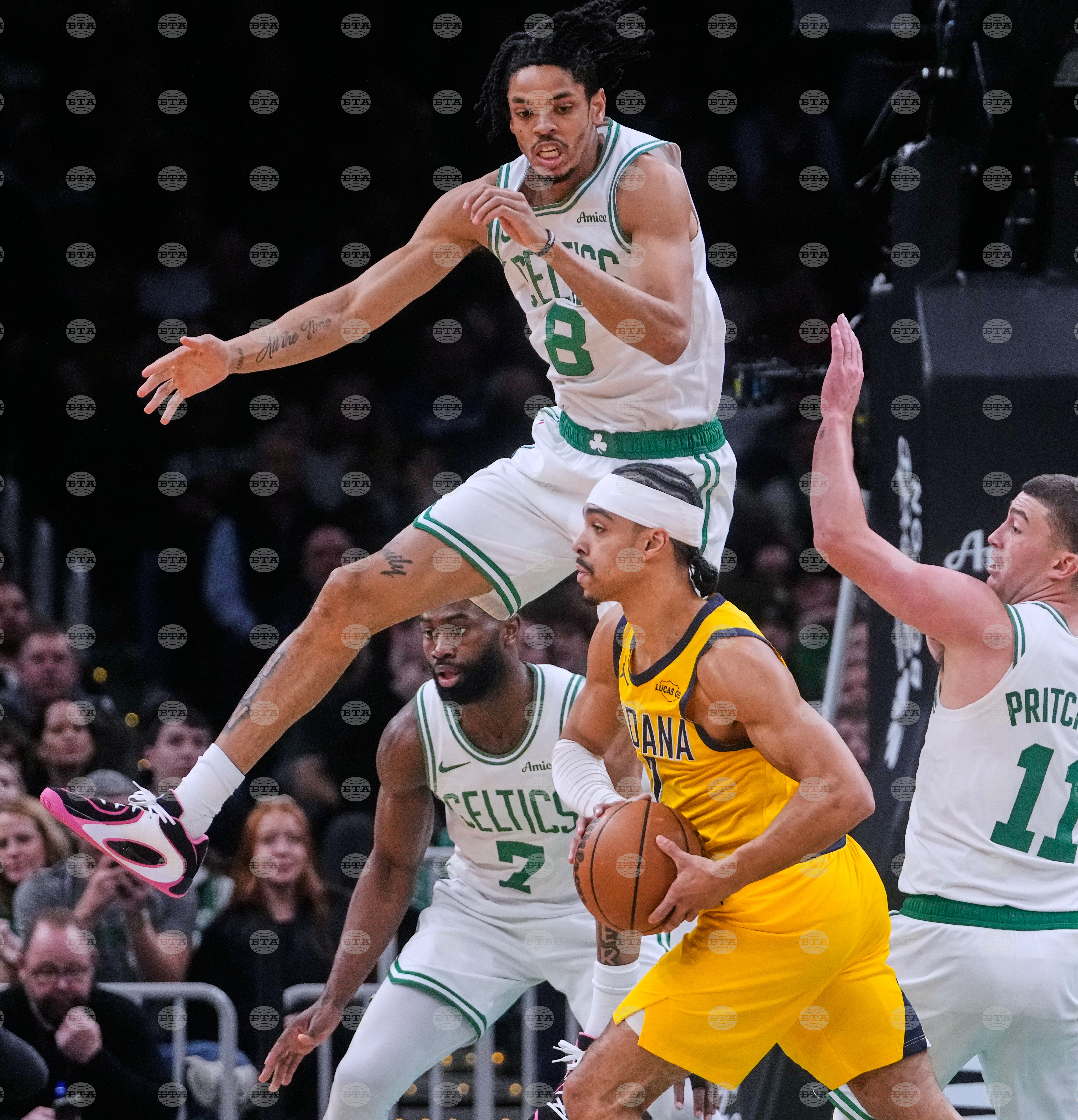 Pacers Celtics Basketball