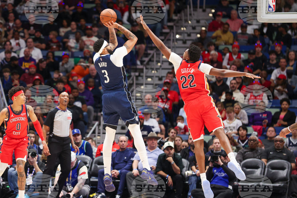 Mavericks Pelicans Basketball