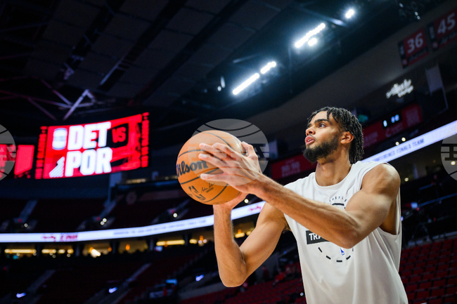 Pistons Trail Blazers Basketball