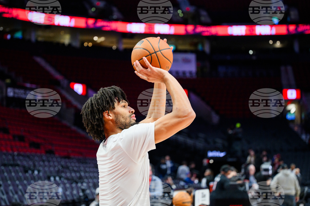 Pistons Trail Blazers Basketball