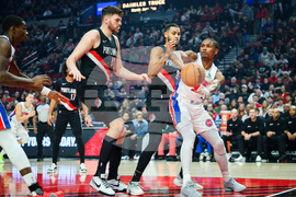 Pistons Trail Blazers Basketball