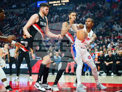 Pistons Trail Blazers Basketball