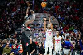 Pistons Trail Blazers Basketball