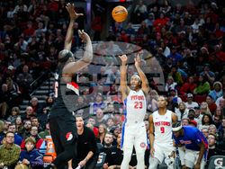 Pistons Trail Blazers Basketball