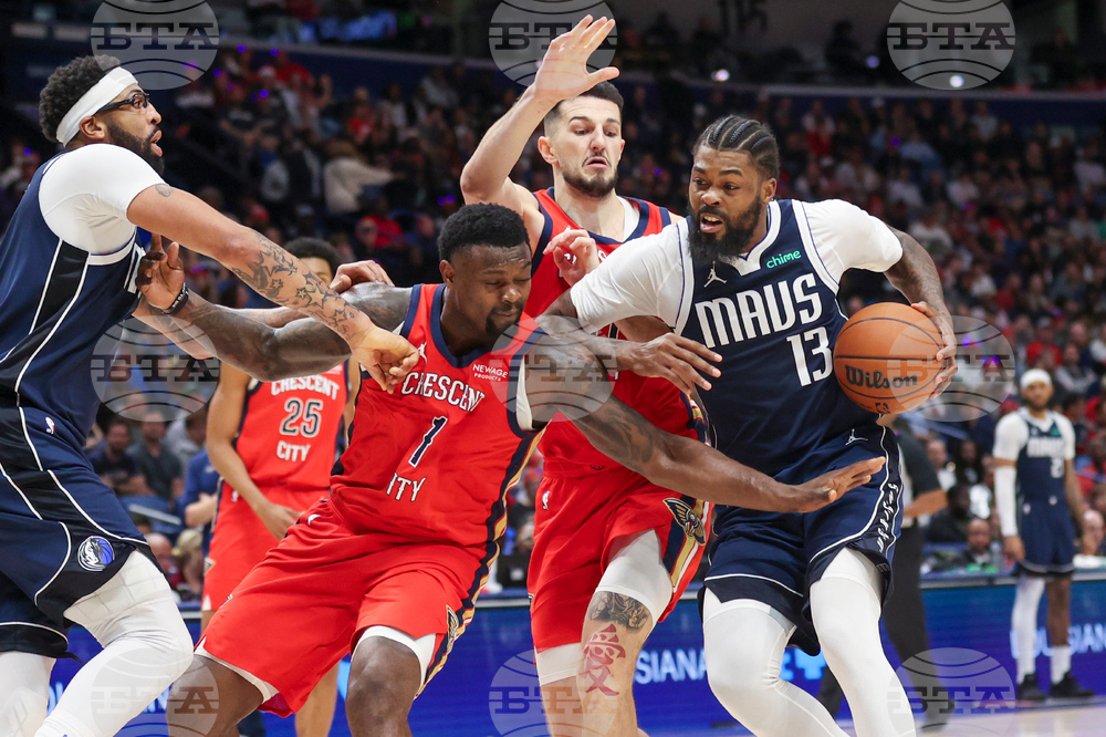 Mavericks Pelicans Basketball