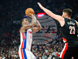 Pistons Trail Blazers Basketball
