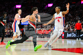 Pistons Trail Blazers Basketball