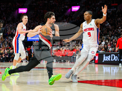 Pistons Trail Blazers Basketball
