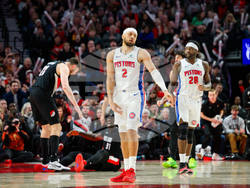 Pistons Trail Blazers Basketball