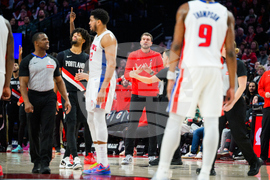 Pistons Trail Blazers Basketball