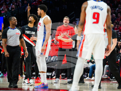 Pistons Trail Blazers Basketball