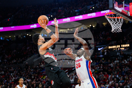 Pistons Trail Blazers Basketball