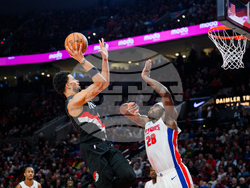 Pistons Trail Blazers Basketball