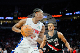 Pistons Trail Blazers Basketball