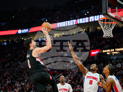 Pistons Trail Blazers Basketball
