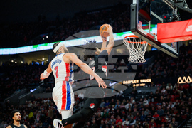 Pistons Trail Blazers Basketball