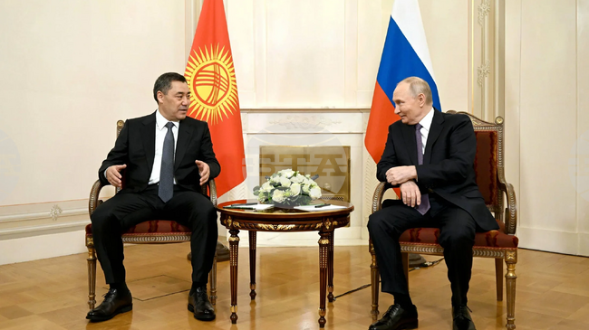 КАБАР: Президентът на Киргизстан Садир Жапаров приключи работното си посещение в Русия