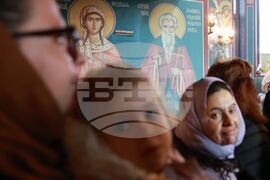 Храм „Св. Наум Охридски" - литургия за празника на преподобния Наум Охридски