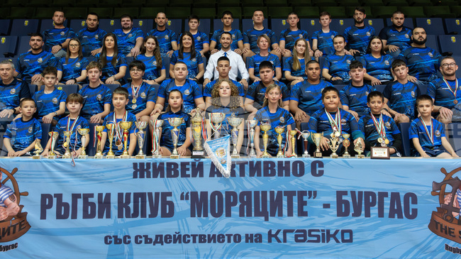 Ръгби клуб Моряците (Бургас) изпраща силна и пълна с рекорди 2025-а година