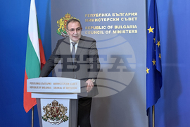 Министерски съвет - Борислав Гуцанов - брифинг