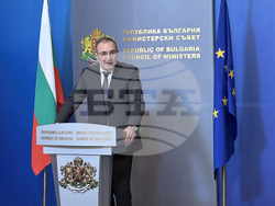 Министерски съвет - Борислав Гуцанов - брифинг