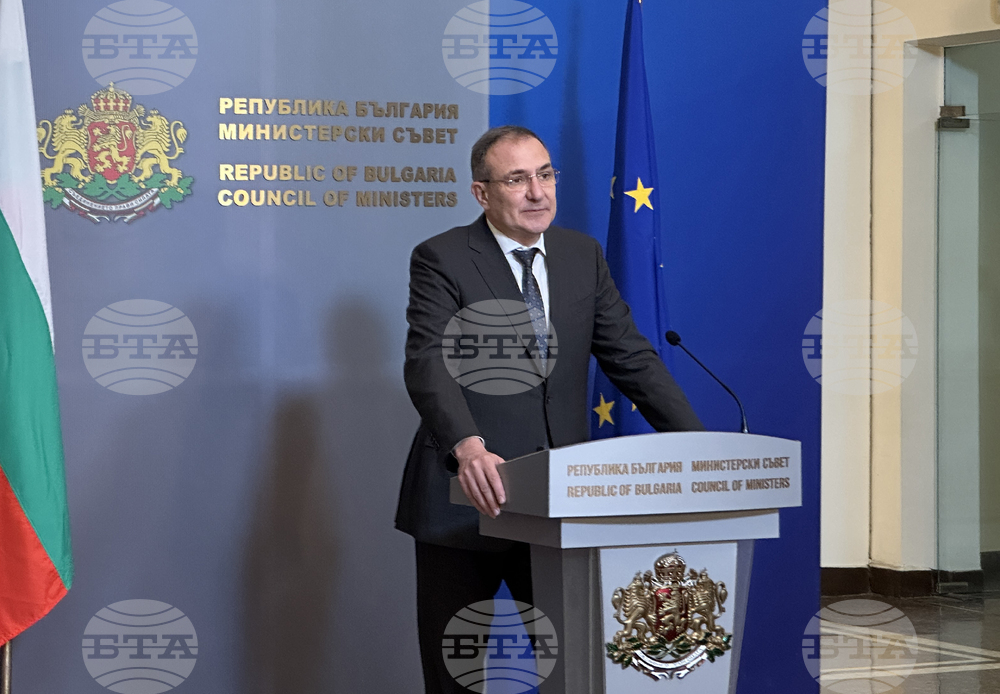 Министерски съвет - Борислав Гуцанов - брифинг