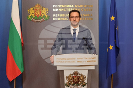 Министерски съвет - Даниел Митов - брифинг