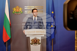 Министерски съвет - Даниел Митов - брифинг