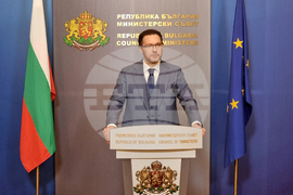 Министерски съвет - Даниел Митов - брифинг