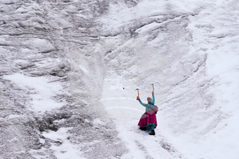 APTOPIX Bolivia Pollera Skirt