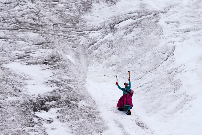 APTOPIX Bolivia Pollera Skirt