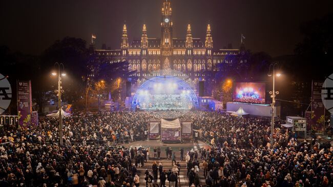 Сцена на „Евровизия“ ще бъде основна атракция на тазгодишната Виенска новогодишна пътека