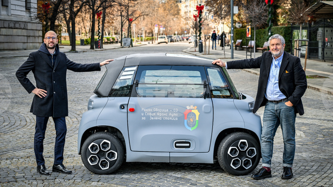 В столичния район „Оборище“ започва изпробване на малки електрически автомобили за нуждите на администрацията