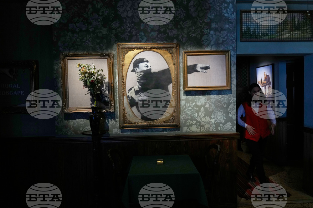 APTOPIX Isarel Palestinians Banksy