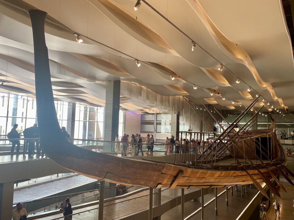 Втората Слънчева лодка на Хеопс ще бъде сглобена на живо пред посетителите на Големия египетски музей