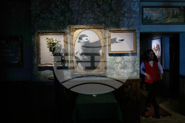 APTOPIX Israel Palestinians Banksy