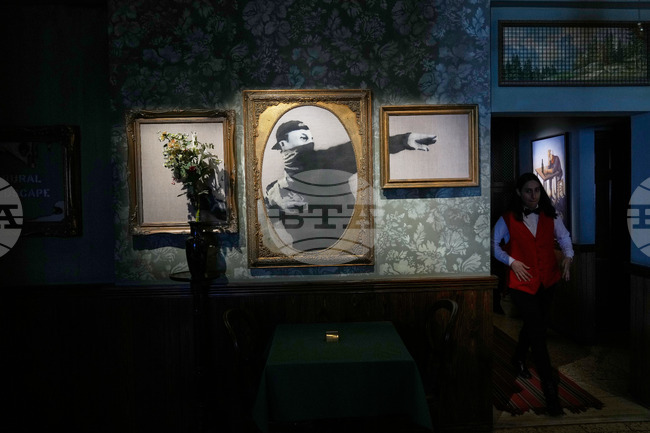 APTOPIX Israel Palestinians Banksy