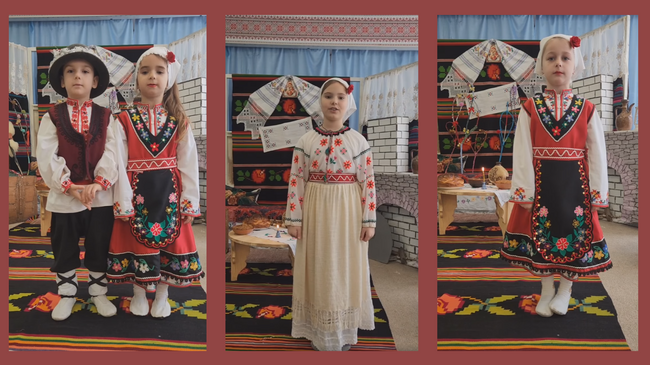 Ученици от Българо-украинския културно-образователен център „Медиа“ в село Нагорное, Украйна, изпратиха коледно поздравление