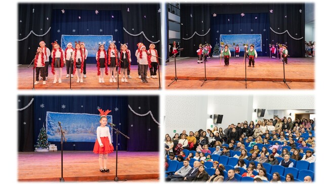 Деца, родители, учители, жители и гости на Джебел и празнично настроение препълниха салона на Народно читалище „Христо Смирненски - 1924“