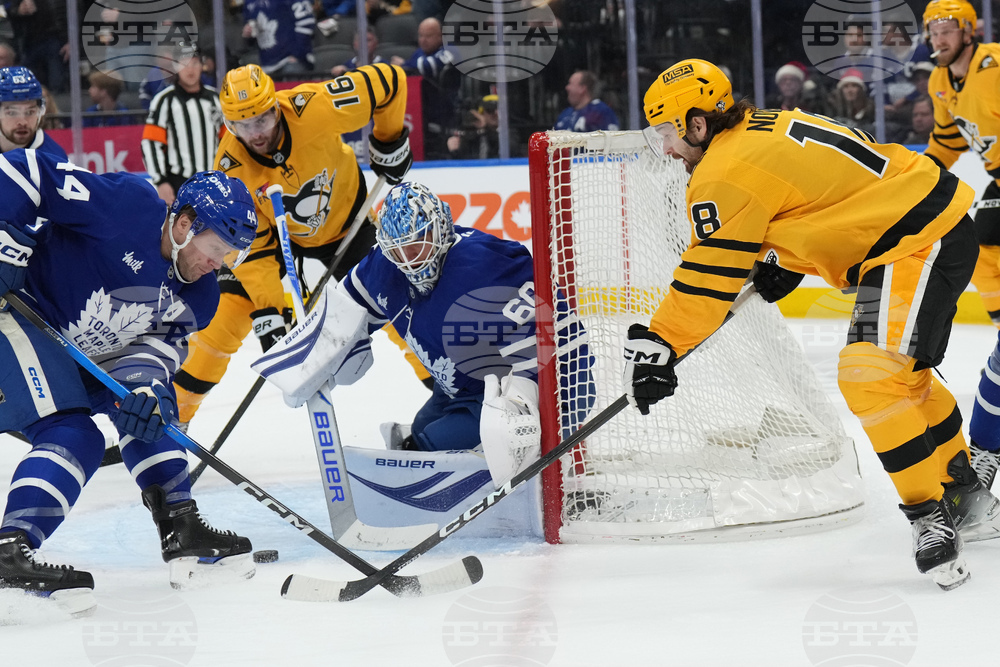 Penguins Maple Leafs Hockey