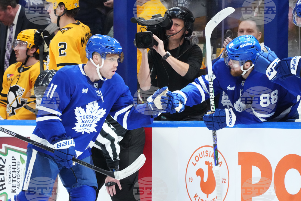 Penguins Maple Leafs Hockey