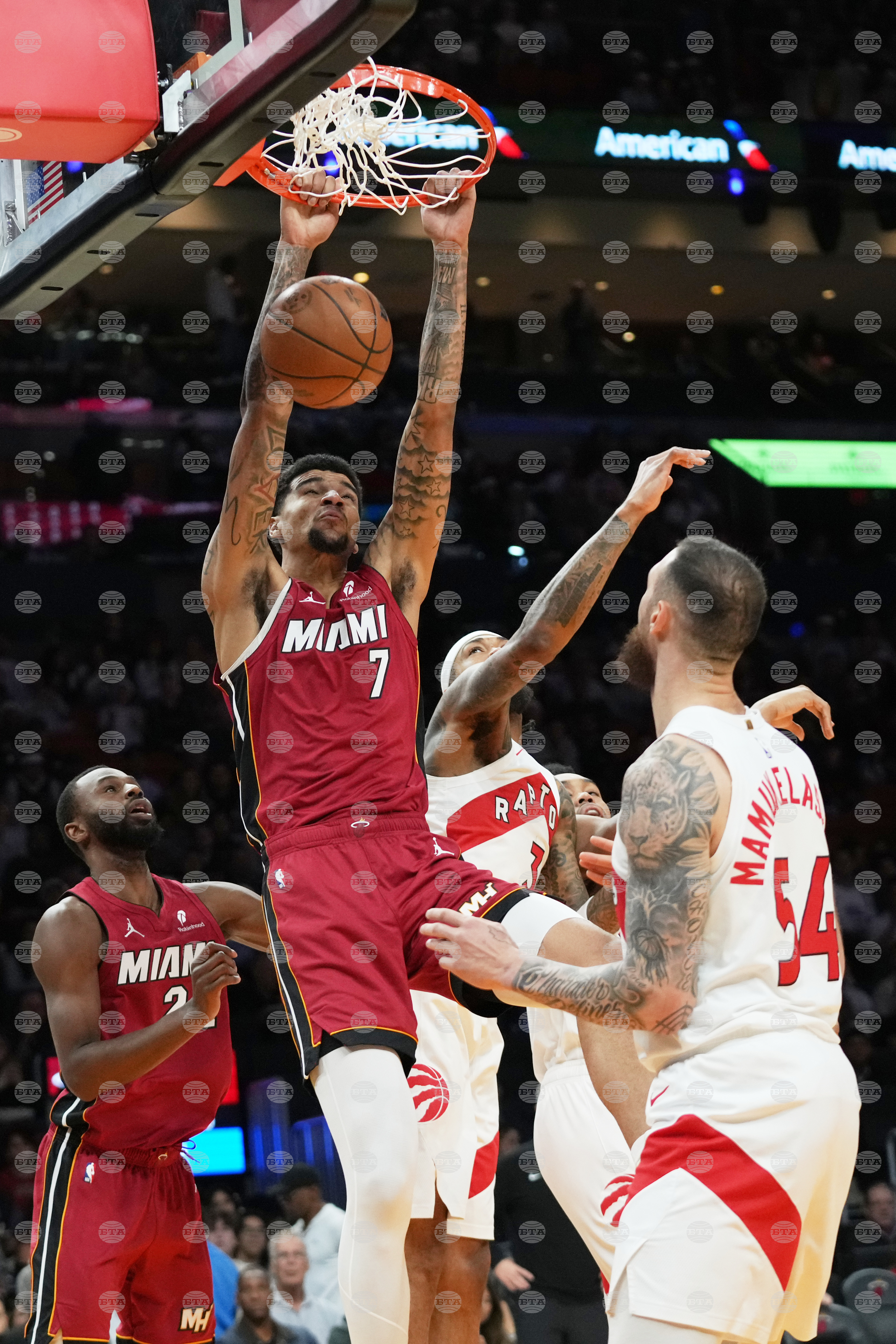 Raptors Heat Basketball